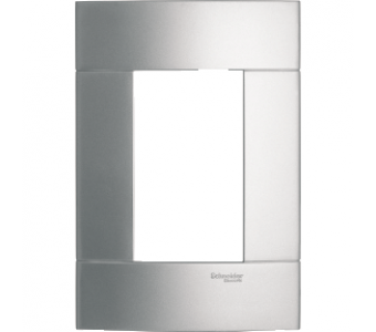 Placa 3 postos Prata Artico