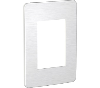 Placa Branca/Aluminio Cosmic Grey