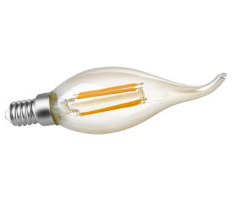 Vela filamento chama